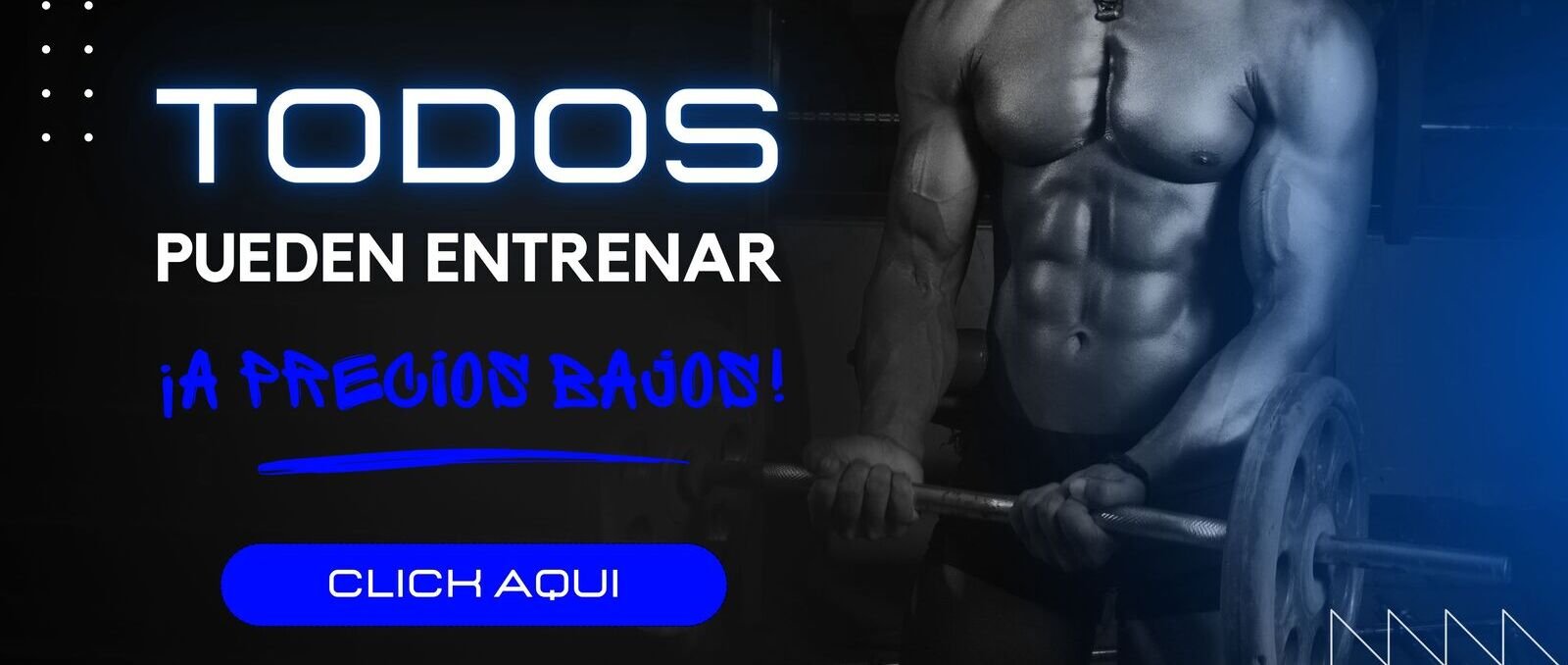 Banner horizontal gimnasio frase color negro y neon deportivo-2-2